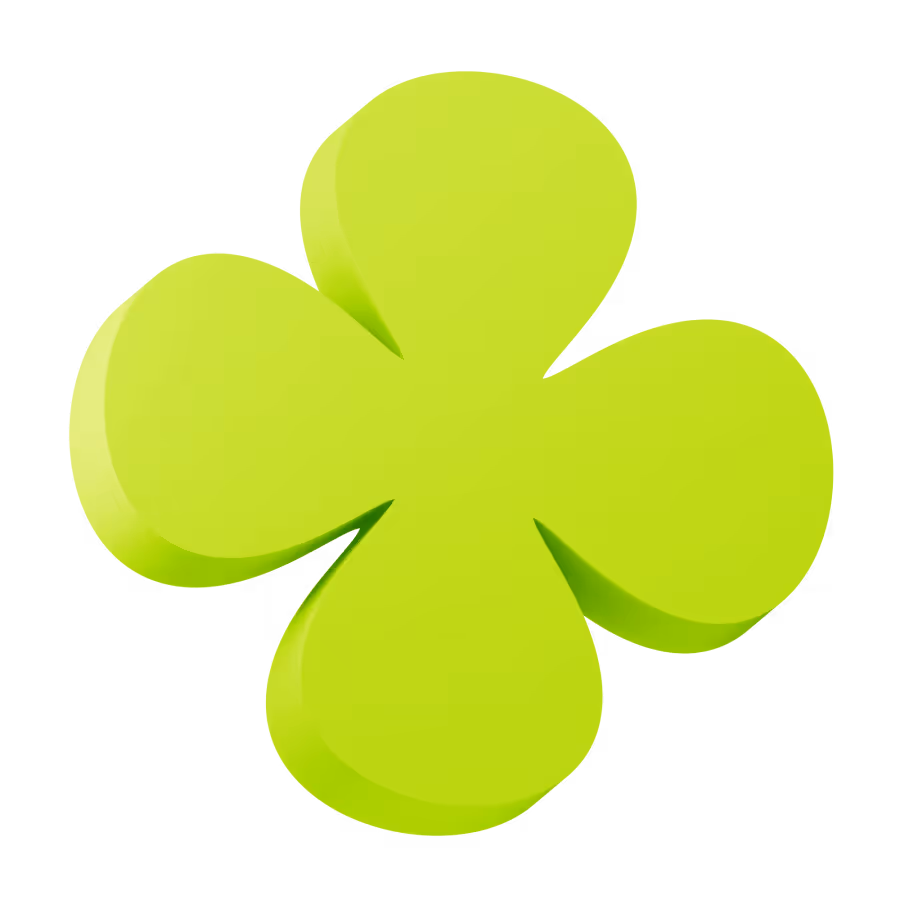 green flower